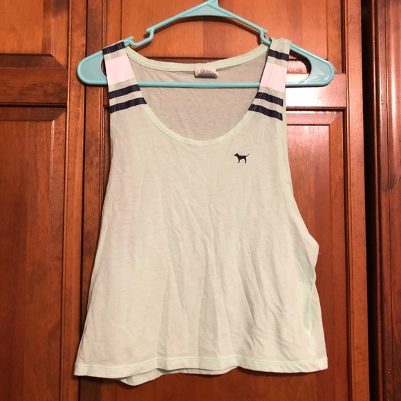 Victoria’s Secret PINK Mint Green Tank Top Small - Picture 4 of 8
